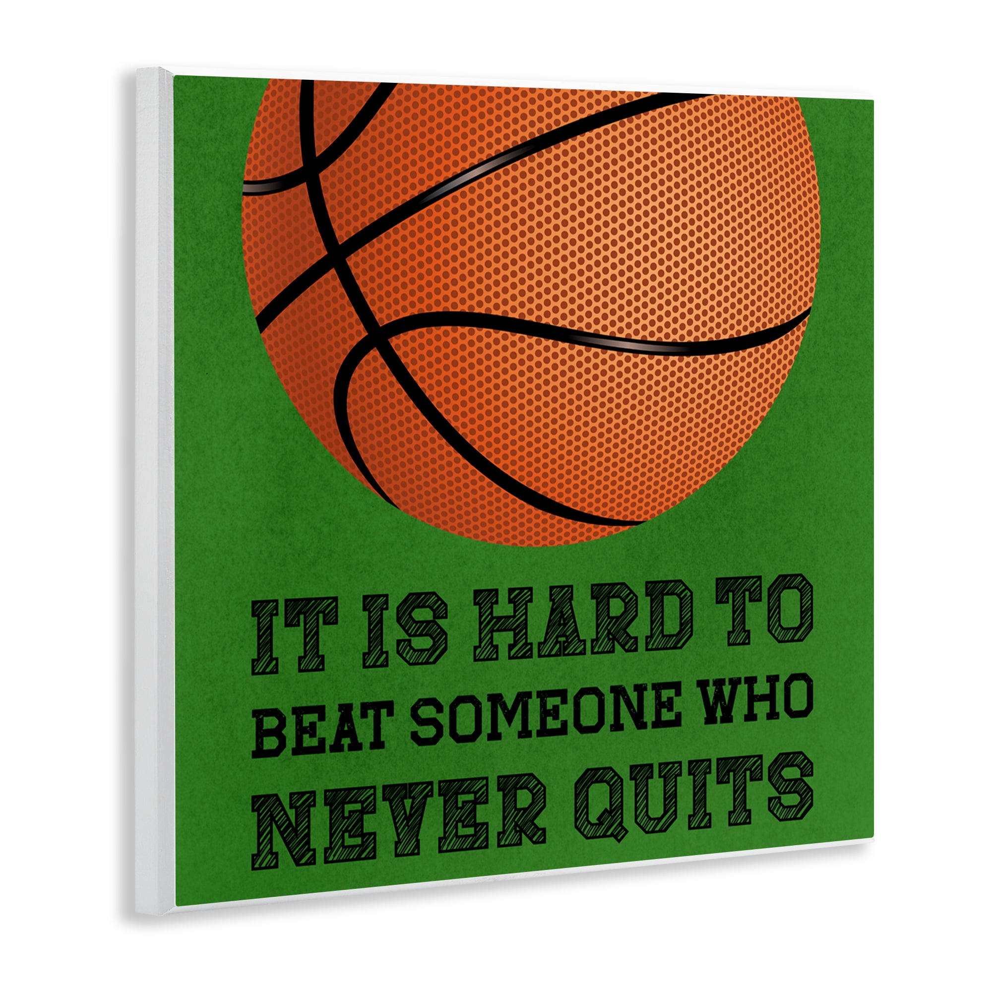 Someone Who Never Quits Wall Plaque Art, design by Marcus Prime