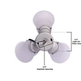 thumbnail image 2 of Kit de luces para ventilador de techo Westinghouse 77847 3LGT WHT Fros 3, 2 of 2