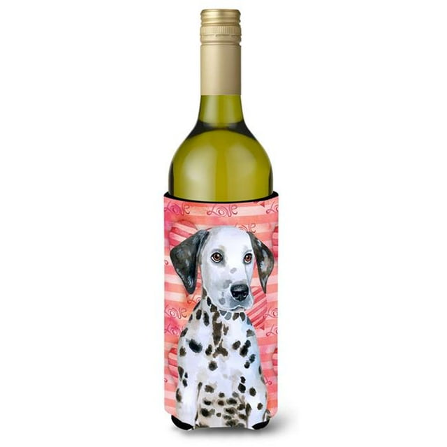 Bouteille de Vin Dalmatien Chiot Amour Beverge Isolant Hugger