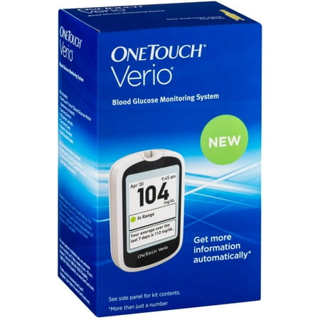 3 Pack - OneTouch Verio Blood Glucose Monitoring System 1 ea