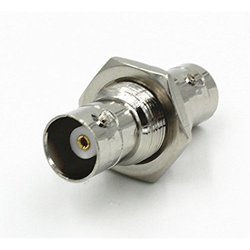 BNC Female to BNC Female with Nut Bulkhead in series RF Adapter