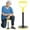 Yellow, variant on CCWADH Mobility Aid Tool Adjustable Standing Assist Device, Elderly Lift Support for Rise, Indoor Garden, Outdoor Work, Stable Base for Seniors, Disabled