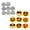B - 11.4*11.1cm, variant on Halloween Die Cuts for Card Making, Ouginx Halloween Elements Pumpkin Bat Metal Cutting Dies DIY Die Cutters Die Stencils for Scrapbooking, Embossing & More
