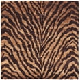 thumbnail image 2 of SAFAVIEH Bohemian Nick Geometric Area Rug, Natural/Black, 6' x 6' Square, 2 of 11