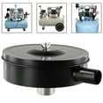 thumbnail image 4 of Black Compressor Male Threaded Dia 32Mm Air Intake Silencer Filter Metal/Shell, 4 of 6