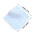 thumbnail image 4 of Mikilon Baby Towel Pure Cotton Gauze Baby Face Towel Six-layer Soft Child Absorbent Small Towel, 4 of 6