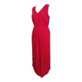 thumbnail image 4 of Ropa Playa Ocean Pacific para Mujer Jumpsuit Sin Manga Cuello V Pierna Picos Rojo Talla CH, 4 of 4
