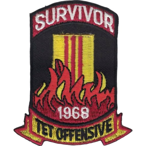Eagle Emblems PM0391 Patch - Vietnam, Tet Offensive Survivor - 3.5 in.