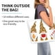 thumbnail image 2 of Balery Christmas Gnomes In Leopard Bolsa Tote Estilo Estético con Cremalleras, Bolsa de Hombro, Bolsa de Compras Grande y Plegable, 2 of 8