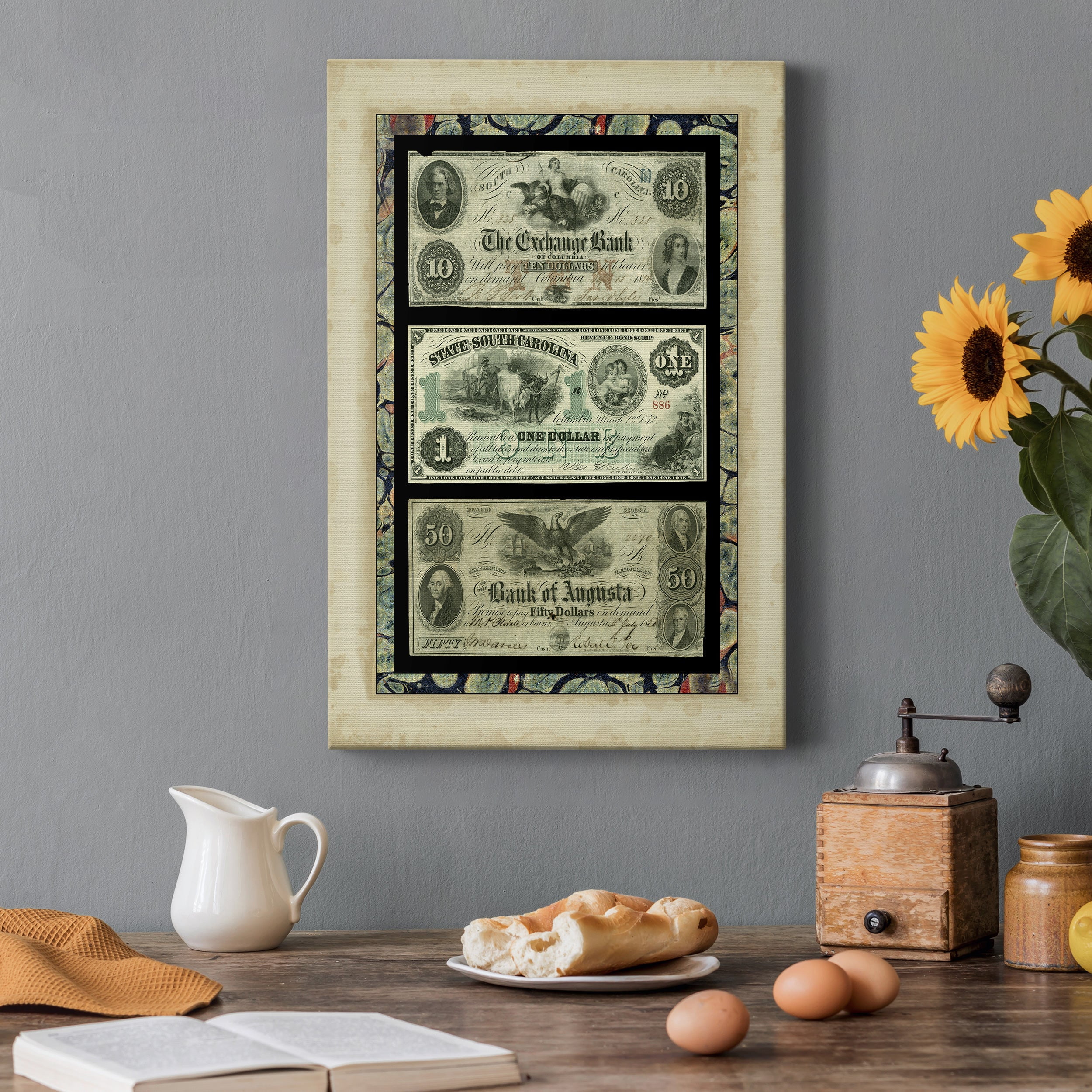 Money Money Money II Premium Gallery Wrapped Canvas - Ready to Hang