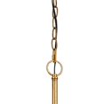 thumbnail image 2 of Benjara BM224895 Fabric & Metal Pendant with Geometric & Embossed Floral Design, Gold, 2 of 5