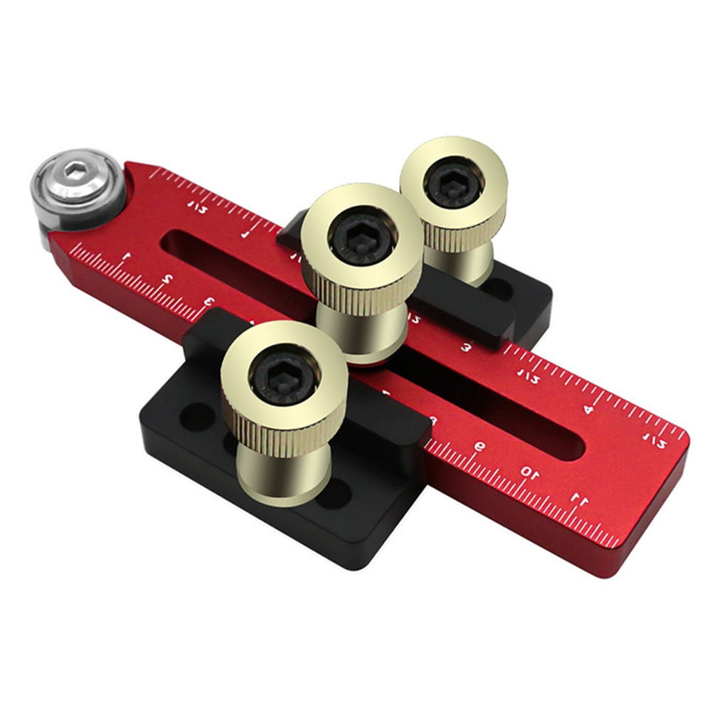 Aluminum Thin Rip Jig for Table Saw:FOR Precision Cuts for Woodworking 3/8,3/4"
