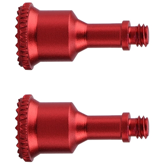 LOLIPPYY 1 Pair Thumb Rocker Covers with Comfortable Grip and Red Design for Controllers