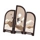 thumbnail image 5 of Mini biombo plegable de 3 paneles, decorativo y estético para sala de estar. Estilo D, 5 of 9