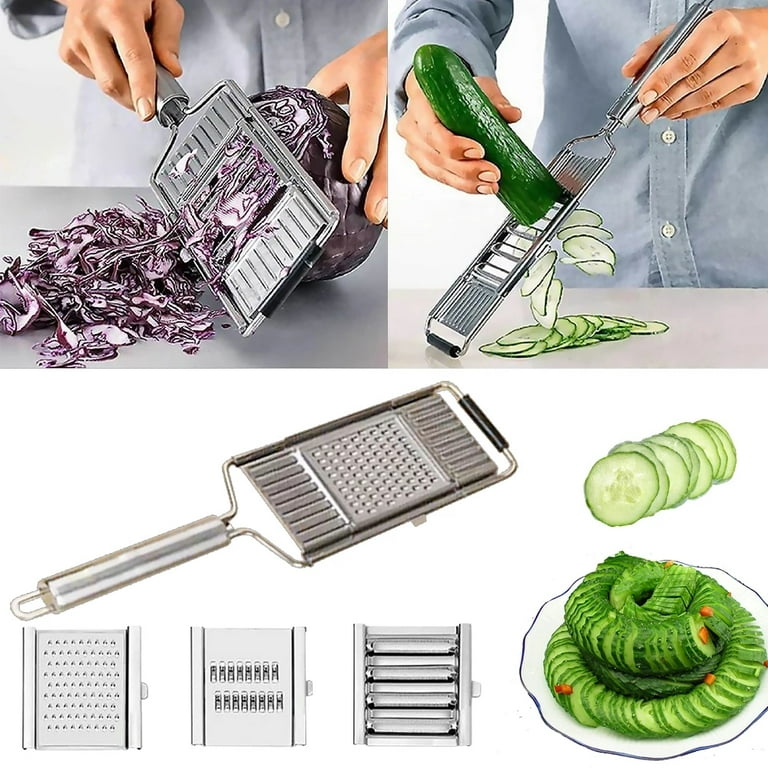 New Stainless Steel Multi-purpose Vegetable Slicer Grater Cutter Shredders  Fruit Potato Peeler Carrot Grater Kitchen Accessories
