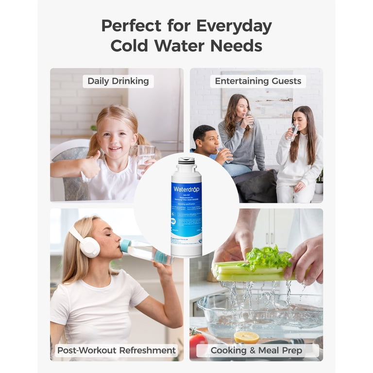 ZORUBE DUAL-H2O 浄水器 Waterdrop DA29-00020B Refrigerator Water Filter, Fridge