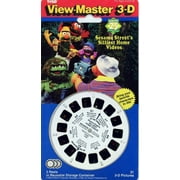 Sesame Street - Silliest Home Videos - Classic ViewMaster - 3 Reels on Card