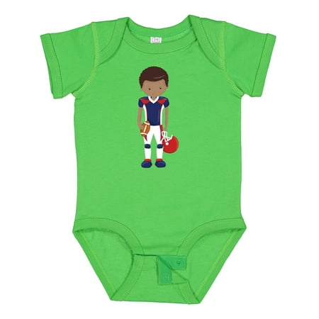 

Inktastic African American Boy American Football Rugby Boys Baby Bodysuit