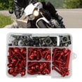 thumbnail image 4 of Kits de pernos Cola con clips de empuje Repuestos Duraderos rojo, 4 of 8