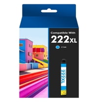 222XL Ink Cartridge for Epson 222 Ink Cartridges for Epson 222 XP-5200/WF-2960 Printer Ink ( Cyan)