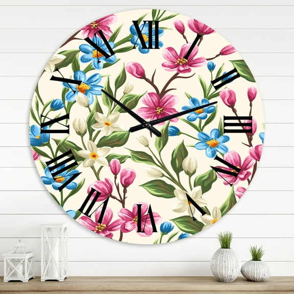 Designart 1 in Quartz Traditional Wall Clock