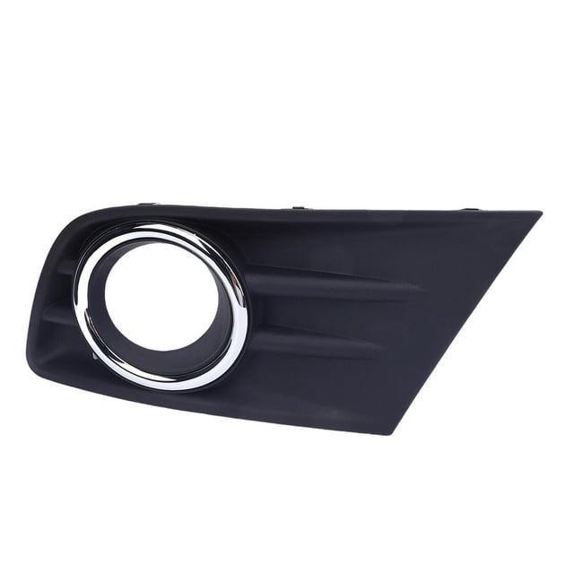Front Bumper Fog Light Trim Fog Lamp Cover with Chrome Ring ABS Plastic Snap on Replacement for Enhanced Visibility and Style