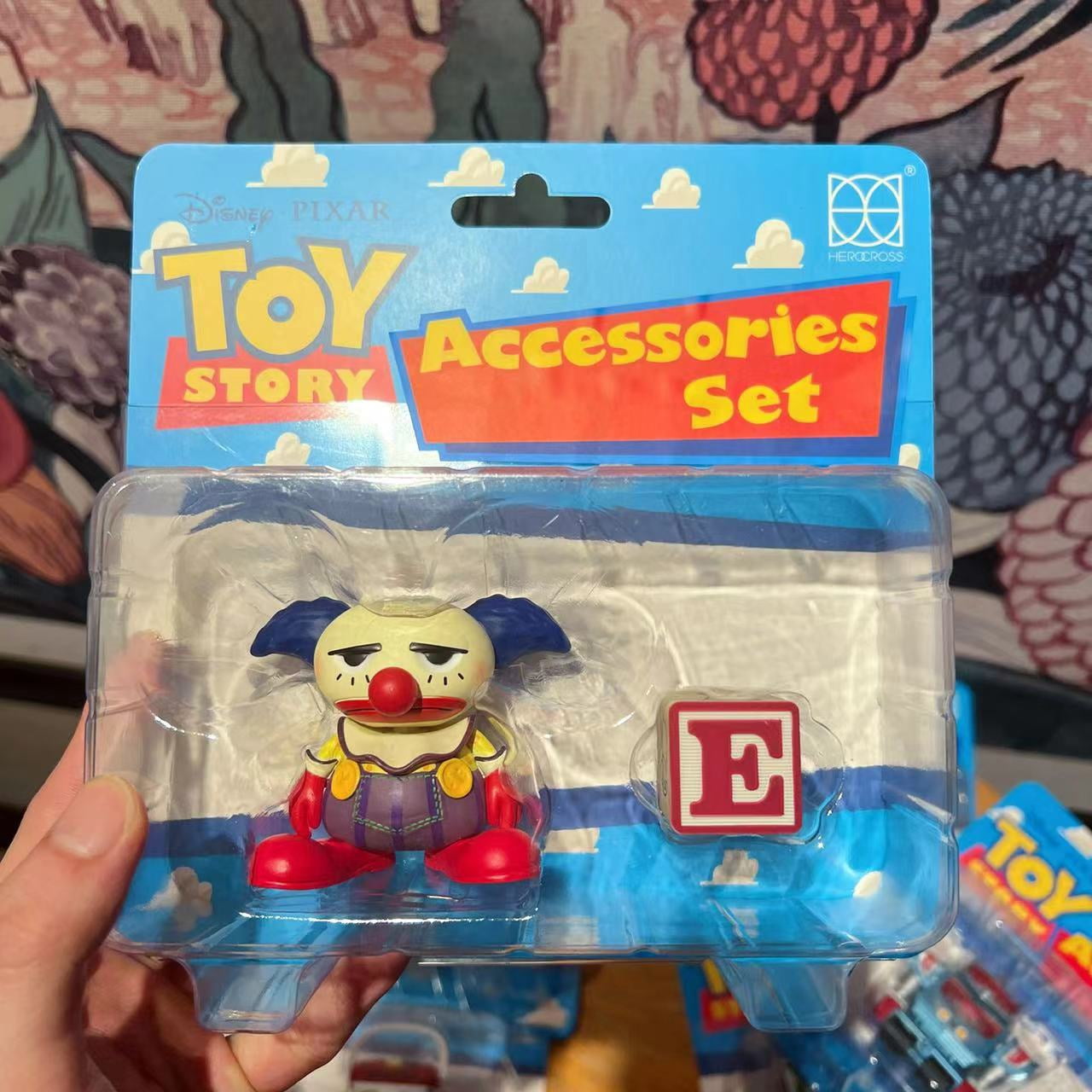トイ・ストーリー TOY STORY ミスターマイク　ウィージィー　フィギュア 7CM Disney Herocross Cute Toy Story Wheezy Chuckies Sparks Mr.Mike