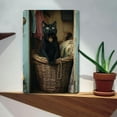 thumbnail image 5 of 1pc Vintage Cat In Laundry Room Metal Tin Sign - Rustic Iron Wall Art With Black Cat & Wicker Basket Design, Indoor/Outdoor Retro Decor For Home, Cafe, Garage, Office - Easy To Hang, Fade-Resistant, 5 of 11