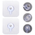 thumbnail image 4 of 10pcs Punch-free Non-marking Screw Stickers Wall Picture Hook Invisible Traceless Hardwall Drywall Picture Hanging Kit for Picture Photo Frame Hanging (6*6cm Thick Sticker Exposed 10mm), 4 of 9