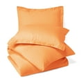 thumbnail image 2 of Nestl Bedding Duvet Cover, Protects and Covers your Comforter / Duvet Insert, Luxury 100% Super Soft Microfiber, Cal King Size, Color Light Orange, 3 Piece Duvet Cover Set Includes 3 Pillow Shams, 2 of 6