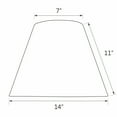 thumbnail image 4 of Aspen Creative Corporation 14'' Cotton Empire Lamp Shade, 4 of 4