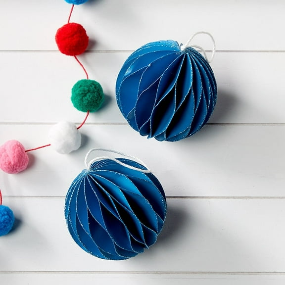 Shaped Paper Ornaments Set of 2