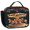 Black, variant on Jiaoprinted Jungle Giraffe Lunch Bag for Men Women, Wild Animals Insulated Cooler Lunchbox with Buckle Handle for Picnic Travel