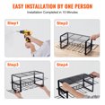 thumbnail image 4 of VEVOR Power Tool Organizer, 4 Slot, 3 Layers, Cordless Drill Holder Wall Mount, Battery Charging Station Storage Rack, Multi-Function Garage Organization, Heavy Duty Metal Shelf for Screwdriver Pliers, 4 of 8