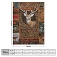 thumbnail image 4 of COMIO  Hunting Gift Blanket Hunting Gifts for Men, Deer Hunting Gift for Men, Unique Gifts for Hunters Men, Hunter Gifts, Gifts for Hunter, Hunting Gifts for Him, Funny Men Hunting Gifts, 4 of 6