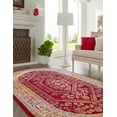 thumbnail image 3 of Rugs.com Aurelia Collection Rug – 8' x 10' Oval Magenta Medium-Pile Rug Perfect For Living Rooms, Large Dining Rooms, Open Floorplans, 3 of 3
