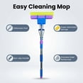 thumbnail image 2 of Sponge Mop with Extendable Stainless Steel Handle - Absorbent for Bathroom, Kitchen, Glass, Living Room Hardwood, Tile, Laminate Floors - Easy Lever Squeeze for Dry & Wet Floors, 2 of 7
