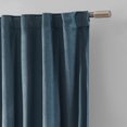 thumbnail image 3 of Better Homes & Gardens Velvet Rod Pocket Blackout Window Curtains Panel, 52" x 84", 3 of 6