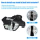 thumbnail image 5 of 2 uds actuador de cerradura de puerta delantera izquierda derecha No.69030-0C050/69040-0C050 Para Toyota Camry 4Runner Rav4 Corolla Unique Bargains, 5 of 7