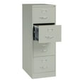 thumbnail image 4 of Hirsh Pro 26.5" Deep 4 Drawer Legal Width Metal Vertical File Cabinet, Commercial Grade, Gray, 4 of 5