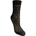 thumbnail image 4 of 4 Pairs of Yacht & Smith Fisnet Ankle Socks, Mesh Patterned Anklet Sock (Pack B), 4 of 4