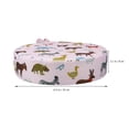 thumbnail image 4 of 1 silla infantil redonda con cojín elevador y estampado de animales., 4 of 7