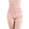 thumbnail image 2 of Bigersell Polyester Underwear Women High Waist Ladies Panties Women’s Breathable Mesh Underpants Womens Thermal Briefs Pink XL, 2 of 7