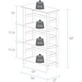 thumbnail image 3 of Soho Manhattan 4-Shelf Bookcase 26" Wide - Espresso, 3 of 5