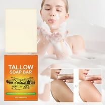 SDOHIG Bath Bar Soap, Tallow Soap Bar, Handmade for Sensitive Skin, Unscented and Hypoallergenic, Ultra-Gentle Cleansing and Moisturizing