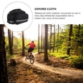 thumbnail image 6 of CIMAXIC Bike Rear Rack Pouch Storage Bag Black Oxford Cloth Large Capacity Design 1Pcs, 6 of 8