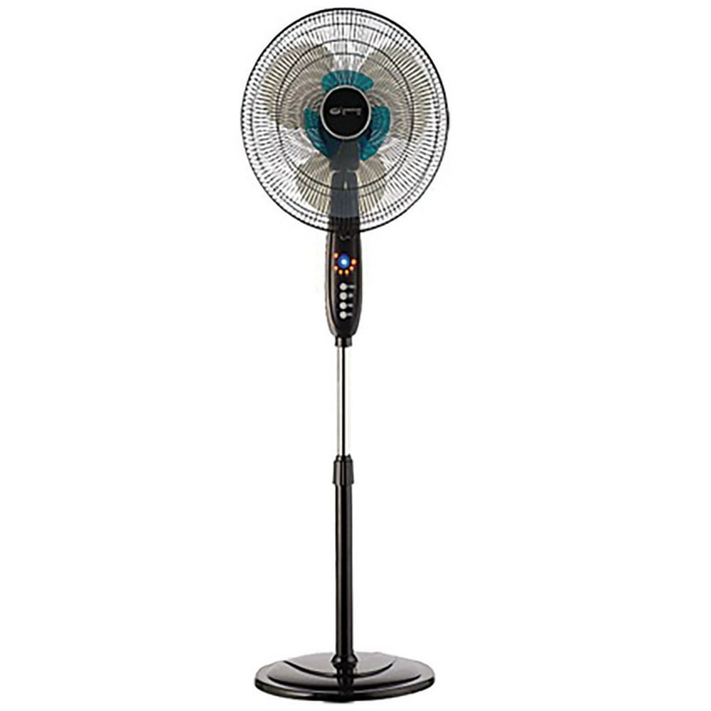 PolarAire FS4010BR 3 speed Oscillating Dual Blade Stand Fan, 53 in. H