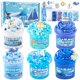 thumbnail image 1 of Slime Kit LAWOHO, 6 paquetes, azul degradado, océano, 360 ml, para niños, 1 of 8