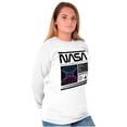 thumbnail image 4 of Retro NASA Deep Space Exploration Unisex Plus Size Long Sleeve Tee Shirt Brisco Brands 2X, 4 of 5