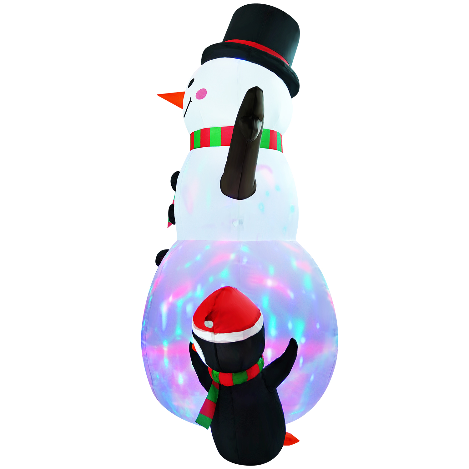 Yexmas 6ft Christmas Snowman Inflatable Yard Decoration photo 4